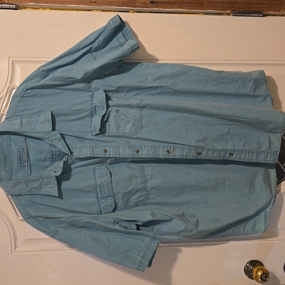 Magellan Mens Short Sleeve Button Down Shirt 3XL